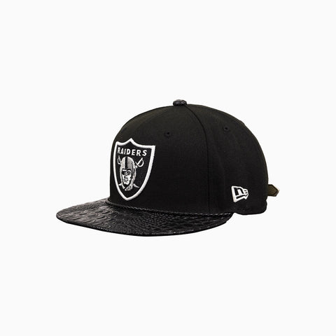 breyers-buck-50-las-vegas-raiders-hat-with-leather-visor-breyers-tlvrh-black