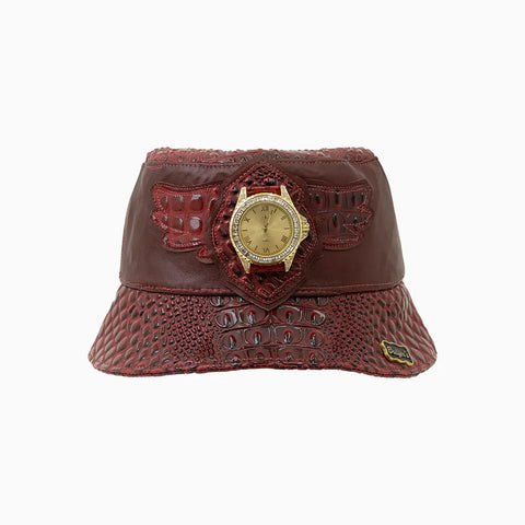 Breyer's Buck 50 Bucket Leather Watch Hat