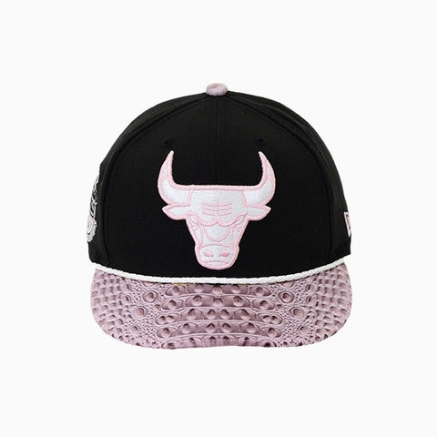 breyers-buck-50-chicago-bulls-hat-with-leather-visor-breyers-tcbh-black-pink