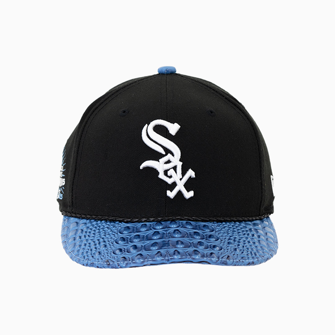 breyers-buck-50-chicago-white-sox-hat-with-leather-visor-breyers-tcwsh-blk-blue