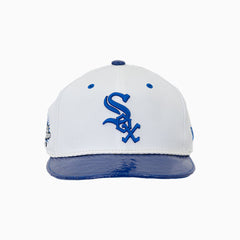 breyers-buck-50-chicago-white-sox-hat-with-leather-visor-breyers-tcwsh-white-blue