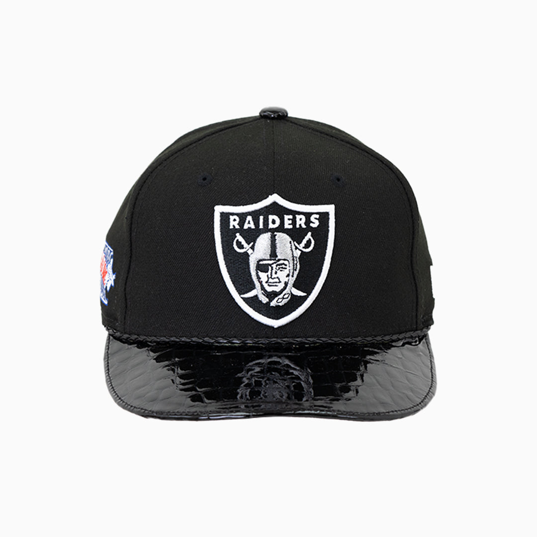 breyers-buck-50-las-vegas-raiders-hat-with-leather-visor-breyers-tlvrh-black